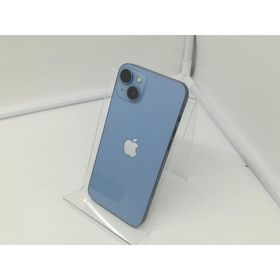 【中古】Apple SoftBank 【SIMフリー】 iPhone 14 Plus 128GB ブルー MQ4H3J/A【札幌】保証期間１ヶ月【ランクA】