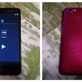 AQUOS PHONE ZETA SH-01F レッド スマートフォン 本体