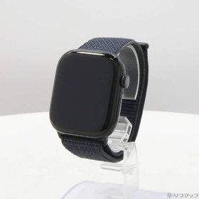 〔中古〕Apple(アップル) 〔展示品〕 Apple Watch Series 10 GPS 46mm ジェットブラックアルミニウムケース インクスポーツループ〔377-ud〕