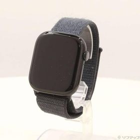 〔中古〕Apple(アップル) Apple Watch Series 10 GPS 46mm ジェットブラックアルミニウムケース インクスポーツループ〔276-ud〕