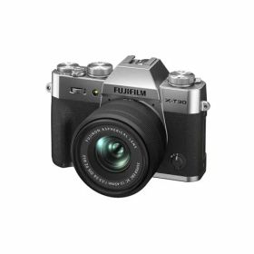 FUJIFILM ミラーレス一眼カメラ X-T30 II XC15-45MMレンズキット シルバー 【訳あり：倉庫移動中に外箱傷あり】