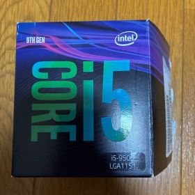 Intel Core i5-9500 CPUとクーラー 動作確認済み
