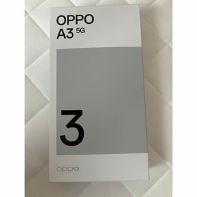 オッポ(OPPO)のOPPO A3 5G A402OP パープル SIMフリー 美品(スマートフォン本体)