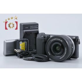 【中古】SONY ソニー α NEX-5R パワーズームレンズキット ブラック シャッター回数僅少