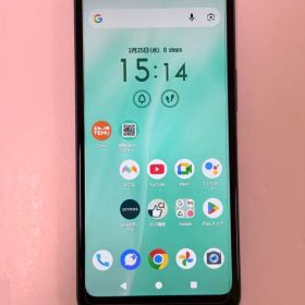 【美品】arrows We2 スマートフォン ネイビーグリーン