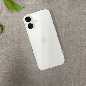 新品同様 iPhone 16 128GB ホワイト 国内版 SIMフリー送料無料