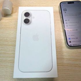 【美品】Apple iPhone 16 ホワイト256g 本体