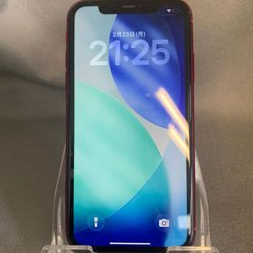 美品 国内版 SIMフリー iPhone11 64GB レッド色