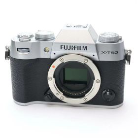 【中古】 《良品》 FUJIFILM X-T50 ボディ シルバー 【トップカバー部品交換/各部点検済】 [ デジタルカメラ ]
