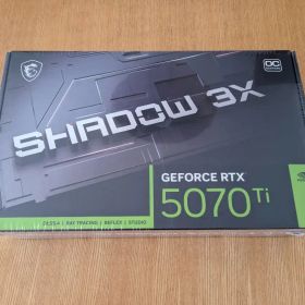 【新品未開封】MSI RTX 5070Ti Shadow