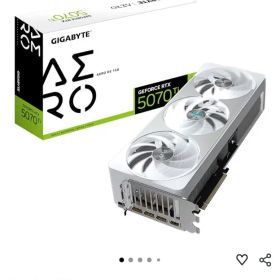 【極美品】GeForce RTX 5070 Ti AERO OC 16G