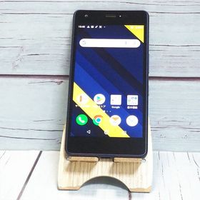 au Qua phone QZ 京セラ KYV44 インディゴ 411