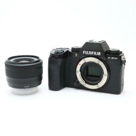 【中古】 《良品》 FUJIFILM X-S10 XC15-45mmレンズキット ブラック 【フォーカスレバー部品交換/各部点検済】 [ デジタルカメラ ]