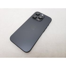 (中古) iPhone16 Pro 256GB ブラックチタニウム /MYN03J/A 【国内版 SIMFREE】、SIMフリー