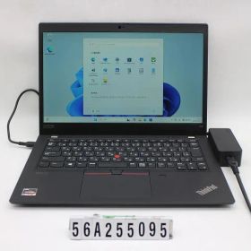 Lenovo ThinkPad X13 Gen1 Ryzen 5 Pro 4650U 2.1GHz/8GB/256GB(SSD)/13.3W/FHD(1920x1080)/Win11 【56A255095】