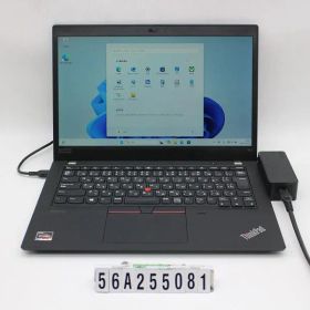 Lenovo ThinkPad X13 Gen1 Ryzen 5 Pro 4650U 2.1GHz/8GB/256GB(SSD)/13.3W/FHD(1920x1080)/Win11 【56A255081】