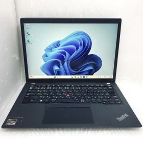 ★[Windows11] 13.3型ノート Radeon Vega 7 Lenovo ThinkPad X13 Gen2 (6コア Ryzen 5 Pro 5650U 2.3GHz/8GB/SSD 256GB/Wi-Fi/Webカメラ)