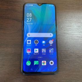 ◎【✨スマートフォン✨】 Oppo Reno A CPH1983 Blue【6GB 64GB 国内版SIMフリー】動作確認済み 稼働品 android アンドロイド SIMフリー シムフリー 端末 サブ スマホ おすすめ カラー 青 ブルー 管理番号14