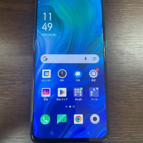 ◎【✨スマートフォン✨】OPPO RENO A CPH1983 ブルー 動作確認済み 稼働品 android アンドロイド SIMフリー シムフリー 端末 サブ スマホ おすすめ カラー 管理番号53