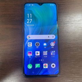 ◎【✨スマートフォン✨】OPPO RENO A CPH1983 ブルー 動作確認済み 稼働品 android アンドロイド SIMフリー シムフリー 端末 サブ スマホ おすすめ カラー 管理番号