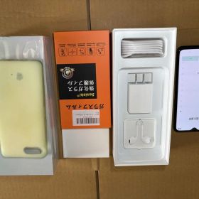 OPPO reno A スマートフォン 青 イヤフォン付き