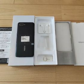 美品 OPPO オッポ Reno A ブラック SIMフリー シムフリー
