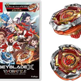 ベイブレードエックス エボバトル Switch メーカー特典 CX-00 レオンファングT4-60A レッドVer. 同梱 HAC-P-BNZTA
