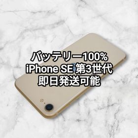 アイフォーン(iPhone)のバッテリー100% iPhone SE 第3世代 64GB 213(スマートフォン本体)