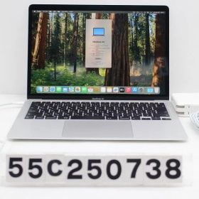 Apple MacBook Air Retina 13in 2020 A2179 シルバー Core i7 1060NG7 1.2GHz/16GB/256GB(SSD)/13.3W/WQXGA(2560x1600) 【55C250738】