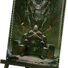 ファイナルファンタジーXVI イーゼル付きメタルプレート フーゴ＆タイタン