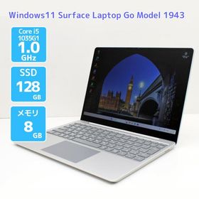 ノートパソコン Windows11 Surface Laptop Go Model 1943 サーフェス ラップトップ ゴー Core i5 1035G1 1.0GHz メモリ 8GB SSD128GB Bランク A16T 中古