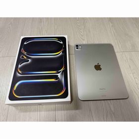 アイパッド(iPad)のiPad Pro M4 シルバー 11インチ Wi-Fi 2TB ナノテク(タブレット)