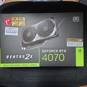 MSI GeForce RTX 4070 VENTUS 2X 12G OC