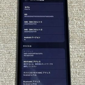 Google Pixel 7a 黒 8GB 128GB