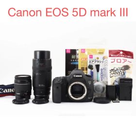 一眼レフカメラCanon EOS 5D MarkIII標準&望遠レンズセット
