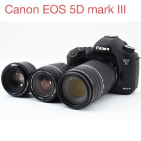 保証/Canon EOS 5D mark III標準&望遠&単焦点レンズセット
