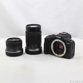 【中古】Canon(キヤノン) EOS R50 ダブルズームキット ブラック 【258-ud】
