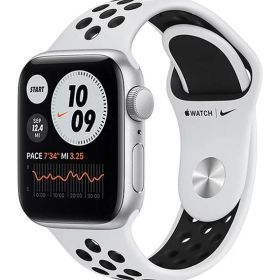 【中古】【安心保証】 SE 第1世代[40mm/GPS]アルミ シルバー Apple Watch Nike