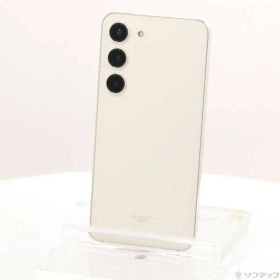 ソフマップ 〔中古品〕 Galaxy S23 256GB クリーム SCG19 au SIMフリー【377】