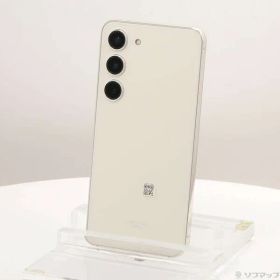 ソフマップ 〔中古品〕 Galaxy S23 256GB クリーム SCG19 au SIMフリー【349】