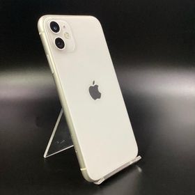 【全額返金保証】【最速発送】 iPhone 11 64GB ホワイト au 白ロム 動作確認済 78%