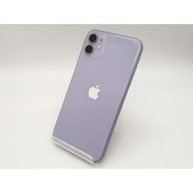 【中古】Apple au 【SIMロック解除済み】 iPhone 11 64GB パープル MWLX2J/A【広島本通】保証期間１ヶ月【ランクC】