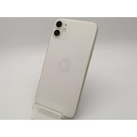 【中古】Apple docomo 【SIMロック解除済み】 iPhone 11 64GB ホワイト MWLU2J/A【大須2】保証期間１ヶ月【ランクC】