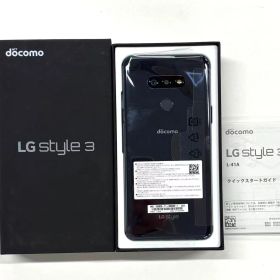 「未使用品・訳あり」SIMフリー LG style 3 L-41A Mirror Black 64GB【管理番号：JX2099-41a】