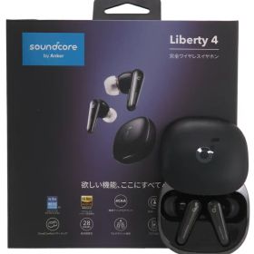 【Anker】アンカー『完全ワイヤレスイヤホン / Soundcore Liberty 4 / ミッドナイトブラック』A3953N11 2023年3月発売 音響機器 1週間保証【中古】