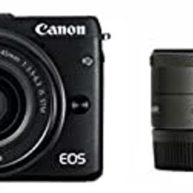 【中古】(非常に良い)Canon ミラーレス一眼カメラ EOS M3 ダブルレンズキット(ブラック) EF-M15-45mm F3.5-6.3 IS STM EF-M22mm F2 STM 付属 EOSM3BK-WLK2