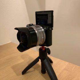 Vlog Camera Sony α5000ミラーレス+レンズ+ 広角レンズ