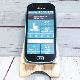 docomo 富士通 F-03K らくらくスマートフォン me blue ブルー 112