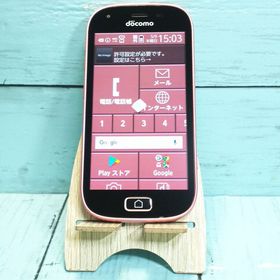 docomo F-03K ピンク らくらくスマートフォン me 033