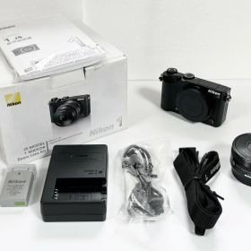 【シャッター回数約2157】ニコン(Nikon) デジタル一眼カメラ Nikon 1 J5 標準パワーズームレンズキット [ブラック]【中古】【非常に良い】【26801324020705】